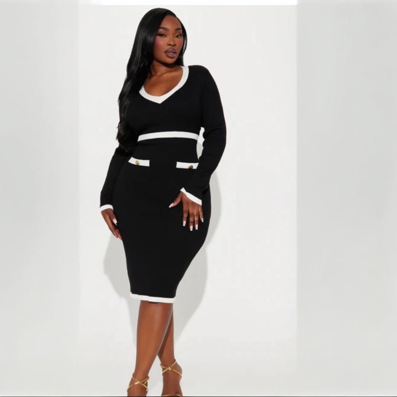 Marissa Sweater Dress - Brina Girlz Kloset