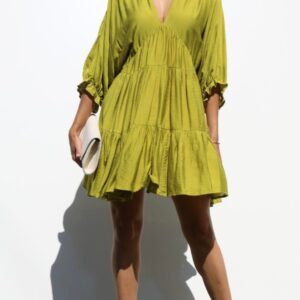 Lime Mini Dress - Brina Girlz Kloset