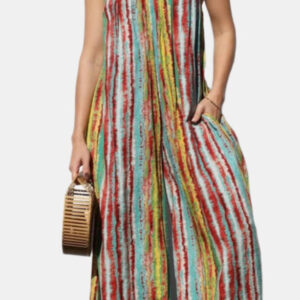 Multi - color Jumpsuit - Brina Girlz Kloset